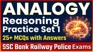 Analogy Reasoning Practice Set 1 For Competitive Exam